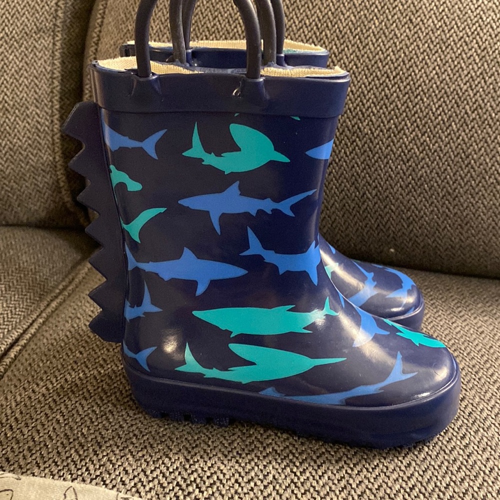 Toddler Shark Rain Boots size 5